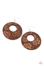 Load image into Gallery viewer, Galapagos Garden Party Brown Earring
