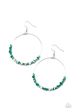 Load image into Gallery viewer, Glimmering Go-Getter Green Earring
