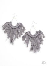 Load image into Gallery viewer, Wanna Piece of Macrame Silver Earring
