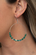 Load image into Gallery viewer, Glimmering Go-Getter Green Earring
