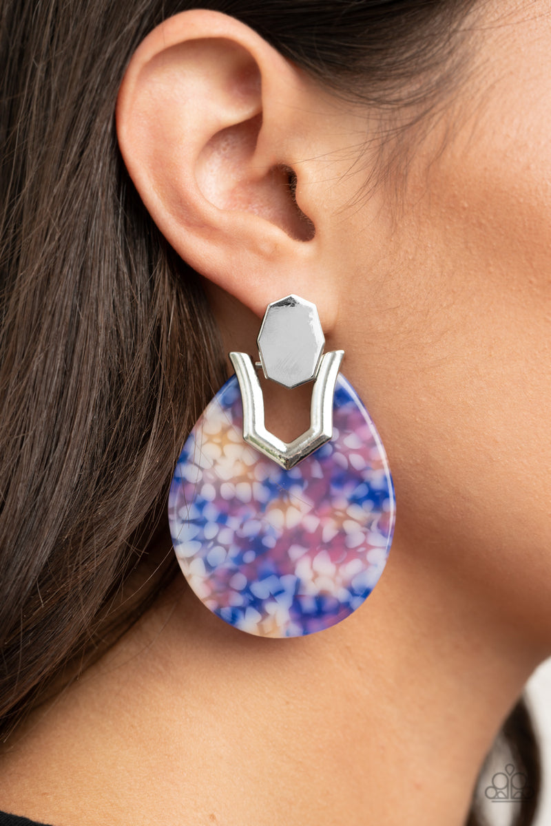 HAUTE Flash Blue Post Earring