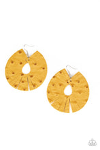 Load image into Gallery viewer, Palm Island Yellow Earring
