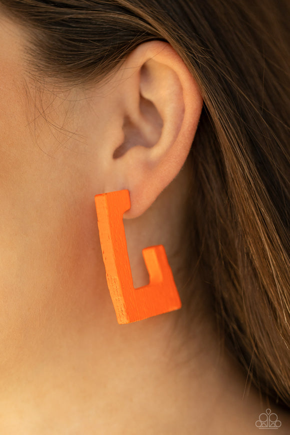 The Girl Next OUTDOOR Orange Earring