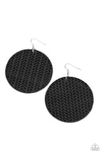 Load image into Gallery viewer, WEAVE Your Mark Black Earring
